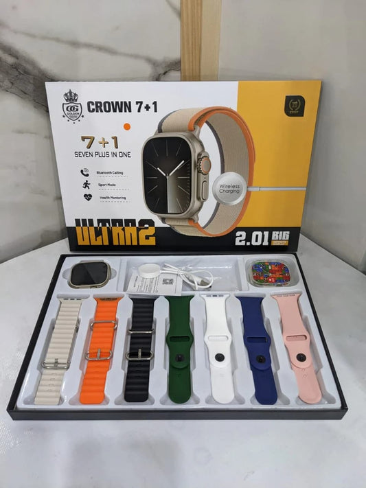 CROWN H50 Ultra Smart Watch 7+1 - Advanced Features & Stylish Design
